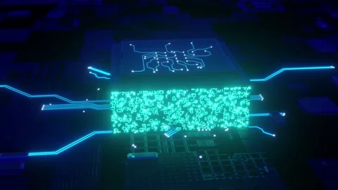 Quantum Computing Processor 4K+ 스톡 동영상 234651752
