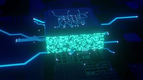 Quantum Computing Processor 4K+ 스톡 동영상 234651754