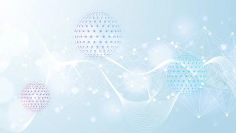 Quantum computing. Quantum processing. Artificial intelligence quantum comp.. 스톡 일러스트