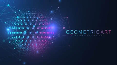 Quantum computing. Quantum processing. Artificial intelligence quantum computer イラスト素材