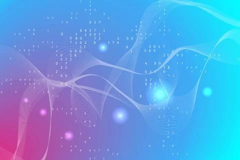 Quantum computing. Quantum processing. Artificial intelligence quantum computer イラスト素材