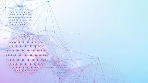 Quantum computing. Quantum processing. Artificial intelligence quantum computer イラスト素材