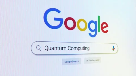 Quantum Computing Search Bar Typewriter Stock Footage 291426634