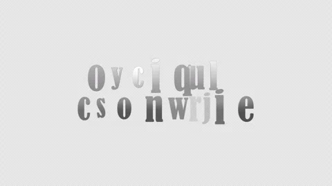 Quantum Computing silver text with effect animation abstract background Stock Footage 264869131