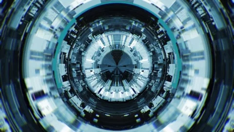 Quantum Data Vortex Tunnel 6 Stock Footage 322589378