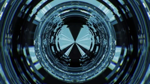 Quantum Data Vortex Tunnel 9 Stock Footage 322589833