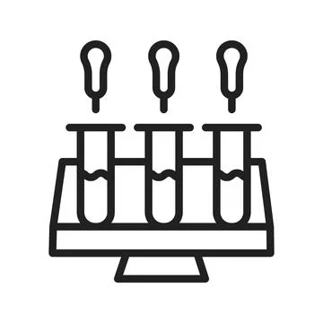 Quantum Dot Icon Image. Stock Illustration