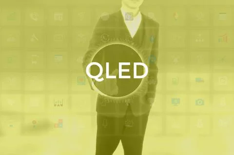 Quantum Dot Light Emitting Diodes (QLED) Stock Photos