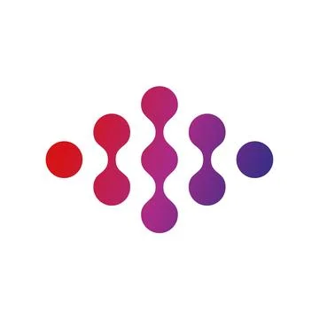 Quantum Dots vector Logo Template Illustration Design Stock Illustration