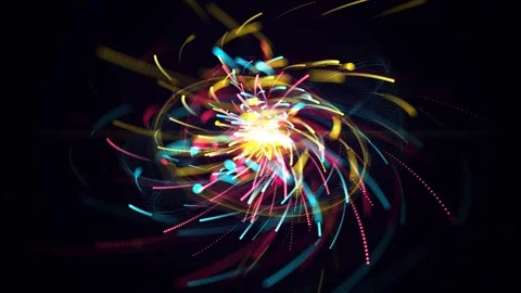 Quantum Dyson Sphere Star Energy Harnessing Orbital Loop Stock Footage 343073889