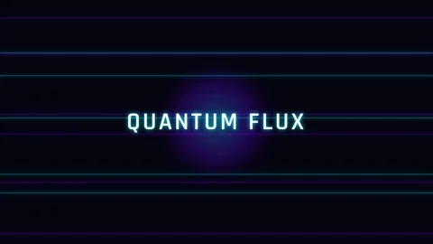 Quantum energy flow abstract background with glowing neon digital lines Stock Footage 336805260