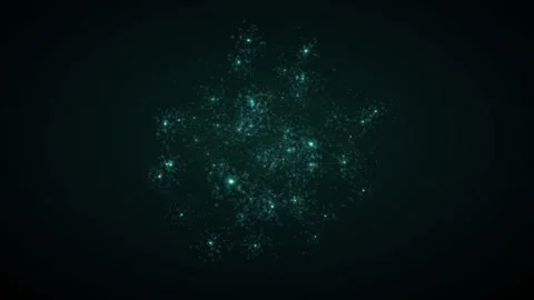 Quantum energy particle burst radiating cloud of cinematic granular particles Stock Footage 339322798
