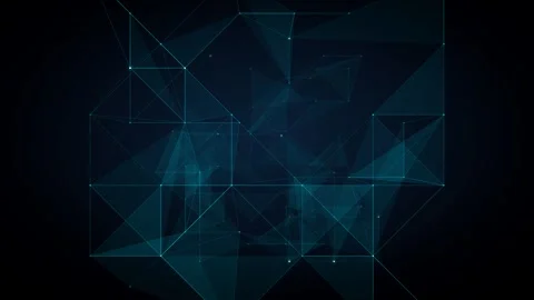 Quantum energy plexus grid lattice field of cinematic granular particles Stock Footage 339322828