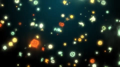 Quantum Entanglement Elementary Theoretical Particle Physics Stock Footage 276945568