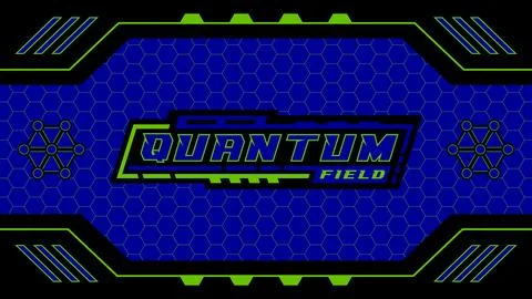 Quantum field vectorial wallpaper - illustration 스톡 일러스트