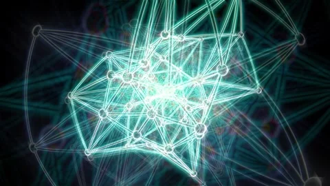 Quantum Flow (Seamless 4K Techno VJ Loop) Stock Footage 320398206