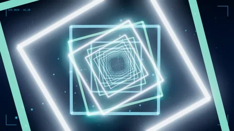 Quantum gateway portal frames corridor Stockbeeldmateriaal 340048258