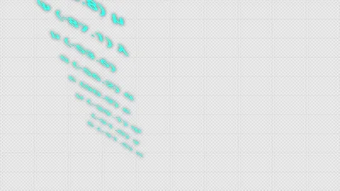 Quantum grid mathematical field depicts glowing blue digital numbers Stock Footage 337273235