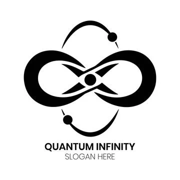 Quantum Infinity Logo for Technology Stock Illustration