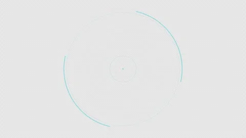 Quantum Integrated HUD Orbital Gyroscope Space Telemetry: Console : 4K Alpha Stock-Footage 332944039