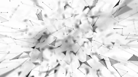 Quantum interaction.Animated computer background. Stock Footage 102671141