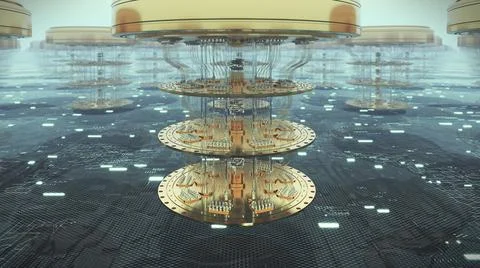 Quantum matrix イラスト素材