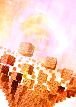 Quantum mechanics, conceptual artwork Stock Illustration