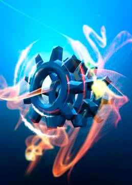 Quantum mechanics, illustration Stock Illustration