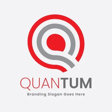 Quantum Method Q Fontface Logo Stock Illustration