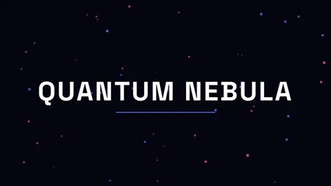 Quantum Nebula: Cinematic cosmic background showing stellar gas cloud and d.. Stock Footage 337577779
