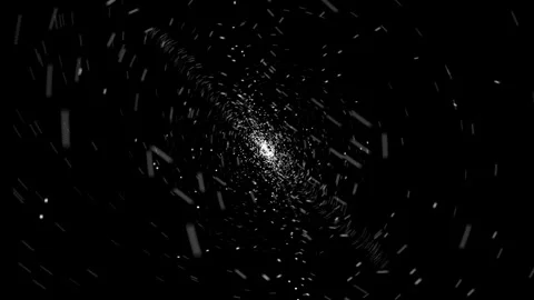 Quantum Particle Overlay Loop for Cyber Technology and High Speed Data Flow Stock Footage 337764062