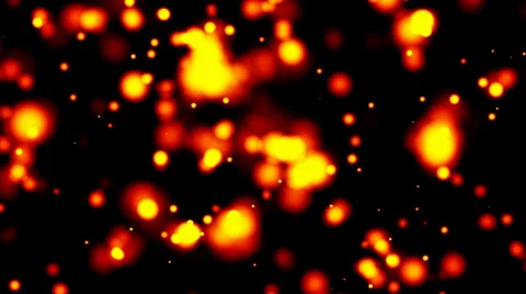 Quantum particle soup red glowing fire sparks psychedelic background loop 1 slow Stock Footage 39723030