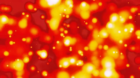 Quantum particle soup, red glowing fire sparks background loop 3 slow Stock Footage 39724548