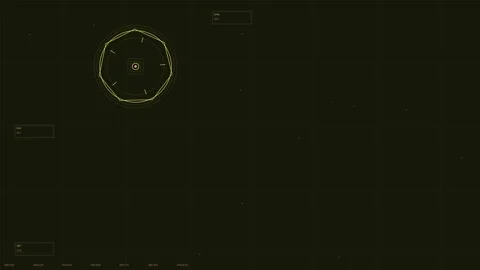 Quantum Particle Space Vector HUD ? 4K Animation Stock Footage 330696342
