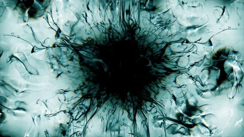 Quantum physics scene in sub atomic scale Stock Footage 91776016