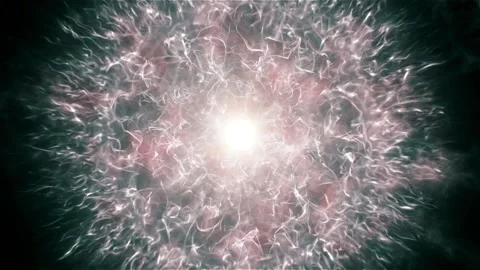 Quantum physics in science, microscopic world Video stock 199106590