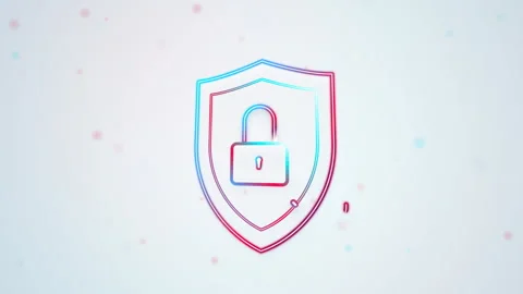 Quantum prism glass shield Stock Footage 346739936