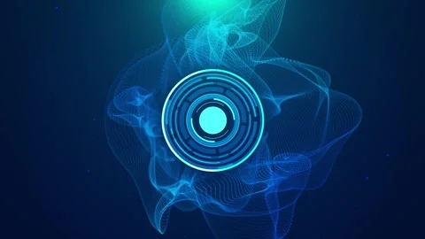 Quantum processing. Deep learning artificial intelligence. Future new technology Stock Footage 294957824