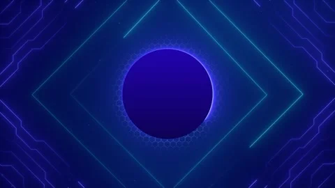 Quantum processing. Deep learning artificial intelligence. Future new technology Stock Footage 295177108