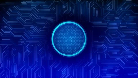 Quantum processing. Deep learning artificial intelligence. Future new technology Stock Footage 295177291