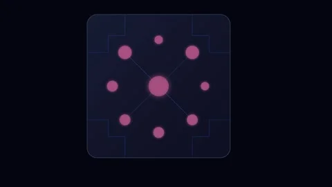 Quantum Processor Calculating Data with Entangled Qubits and Gradient Energ.. Видео 346130452