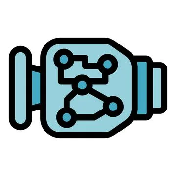 Quantum processor using advanced algorithms for complex calculations in quant Stock Illustration