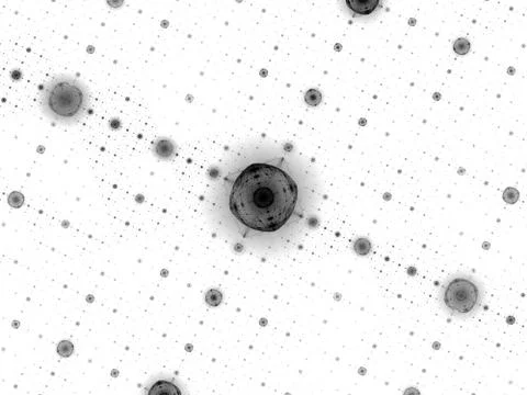Quantum processors in grid black and white texture Stock-Illustration