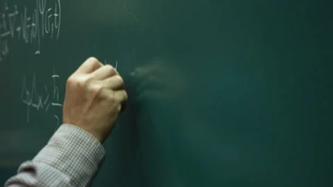 Quantum Pysics Formula Chalkboard Stock Footage 170939192