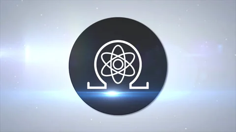 Quantum Resistant Ledger QRL Cryptocurrency Logo Coin 3d Animation Motion Stock Footage 153005723