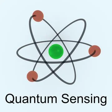 Quantum Sensing concept Stock Illustration