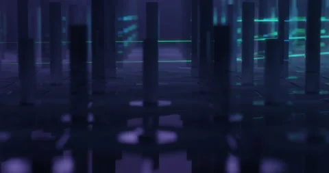 Quantum Signal Computing: Conceptual Background Stock Footage 278009301