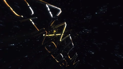 Quantum Technology cinematic title abstract background Stock Footage 304963615