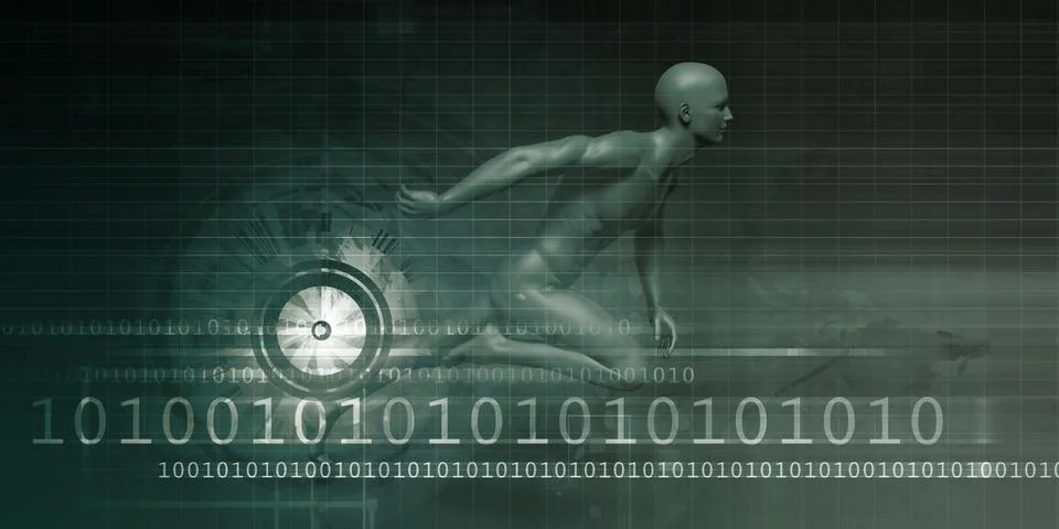 Quantum Technology Stock Illustration