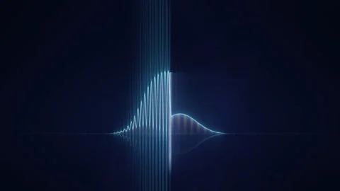 Quantum Tunneling Wave Packet Hitting Barrier Physics Animation Stock Footage 346878990
